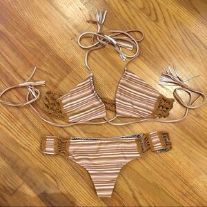 Acacia vintage crotchet bikini set